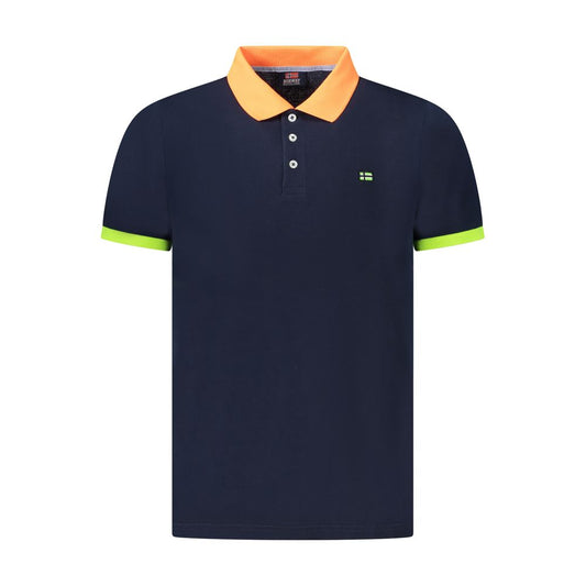 Norway 1963 Blue Cotton Polo Shirt