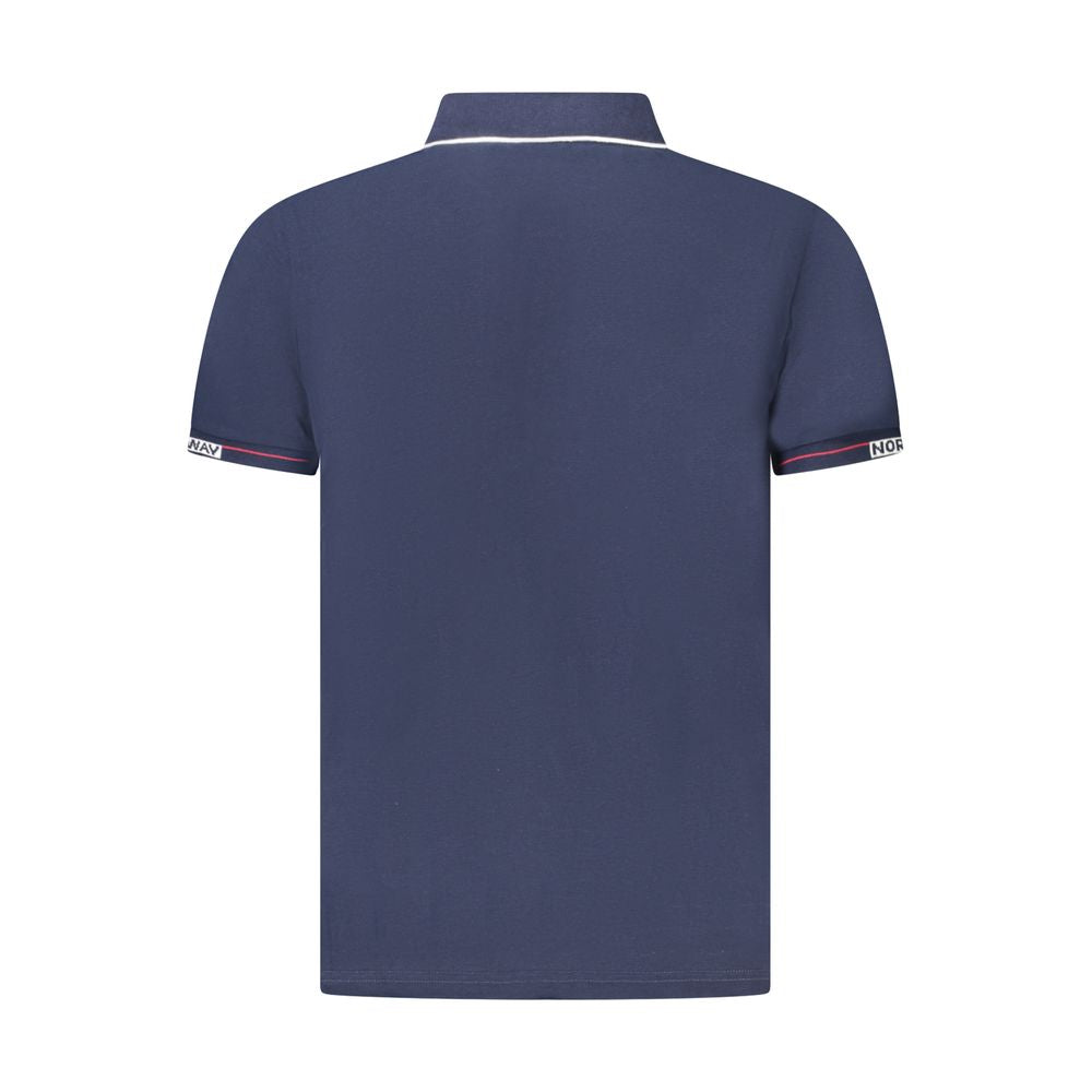 Norway 1963 Blue Cotton Polo Shirt
