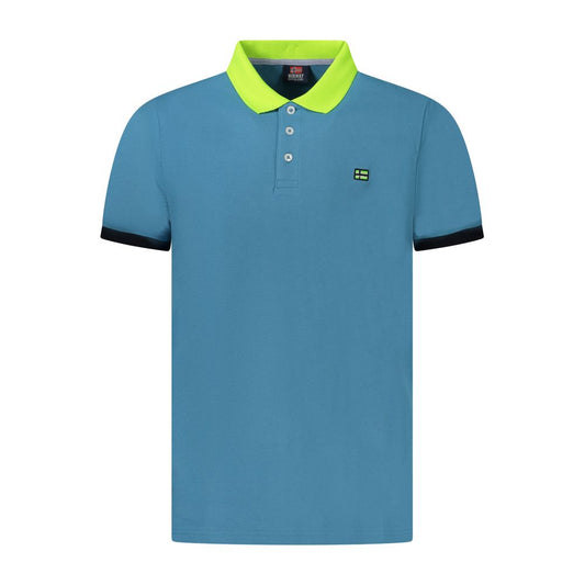 Norway 1963 Blue Cotton Polo Shirt