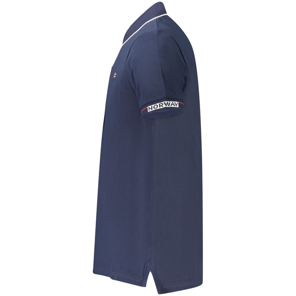 Norway 1963 Blue Cotton Polo Shirt