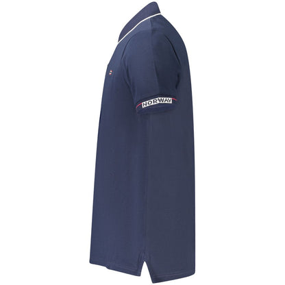 Norway 1963 Blue Cotton Polo Shirt