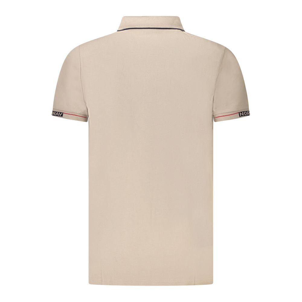 Norway 1963 Beige Cotton Polo Shirt