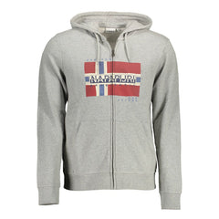 Suéter de algodón gris Napapijri