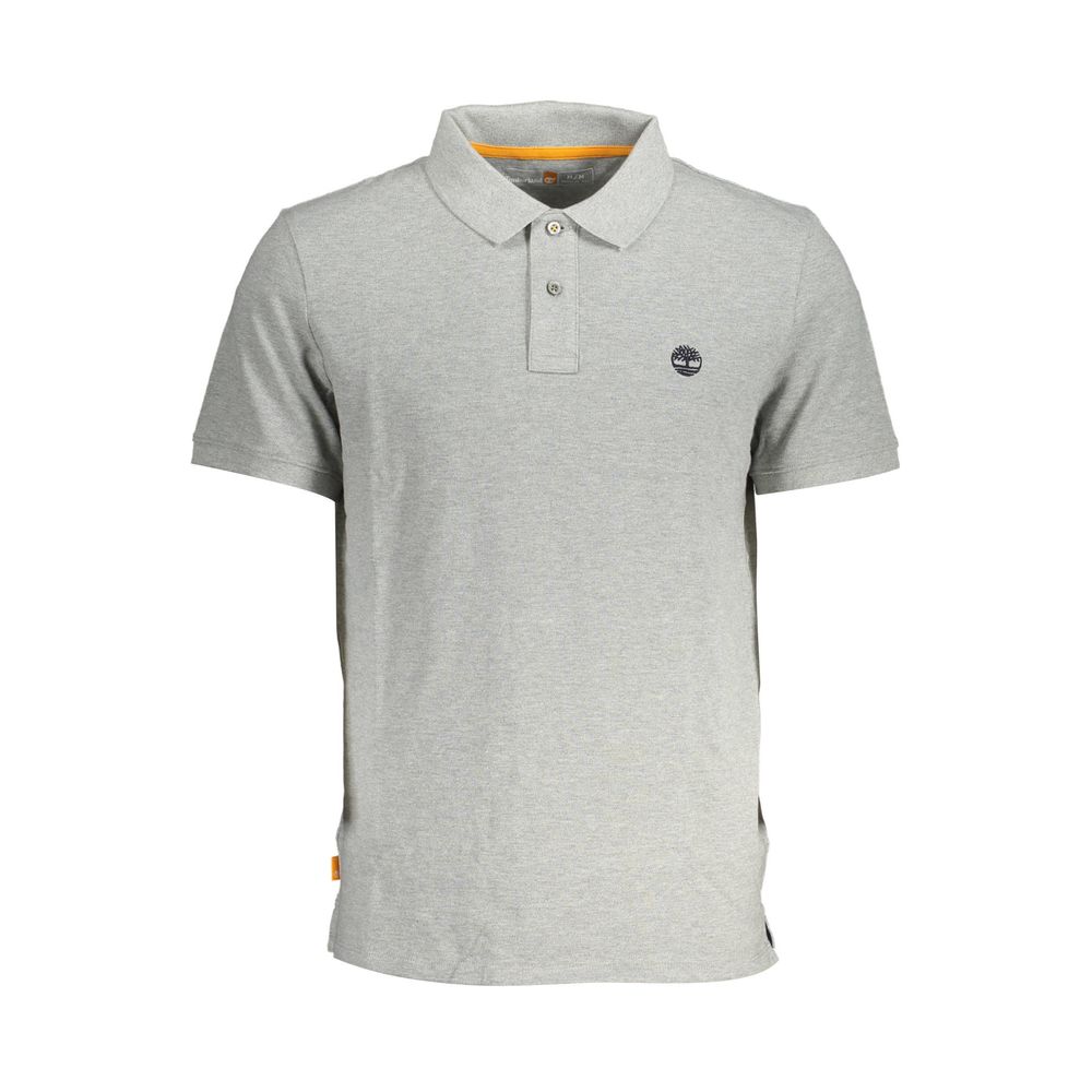 Polo de algodón gris Timberland