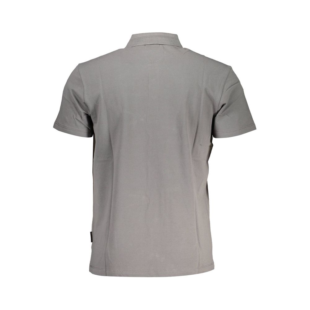 Napapijri Gray Cotton Polo Shirt