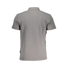 Polo de algodón gris de Napapijri