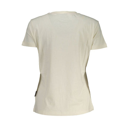 Napapijri White Cotton Tops & T-Shirt