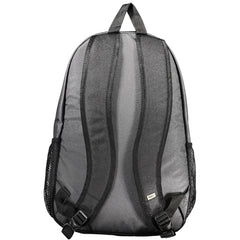 Mochila de poliéster gris Vans