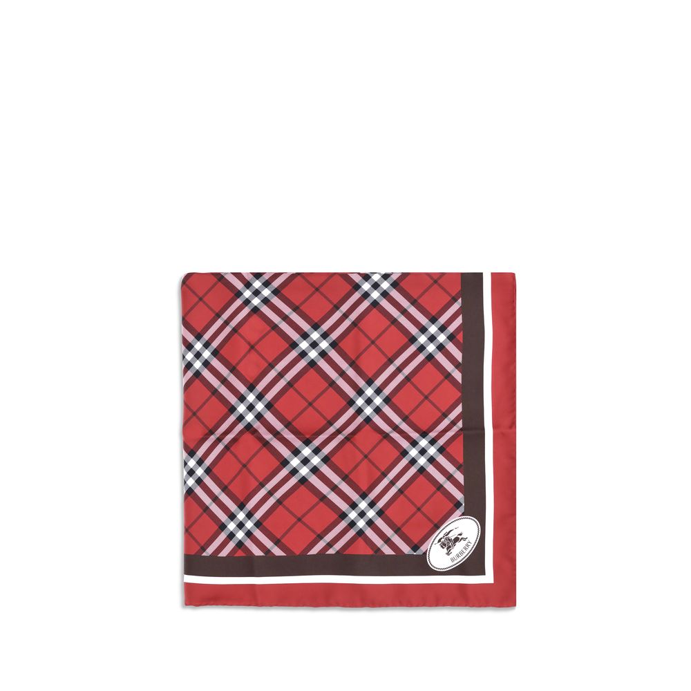 Bufanda de seda a cuadros de Burberry
