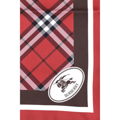 Bufanda de seda a cuadros de Burberry