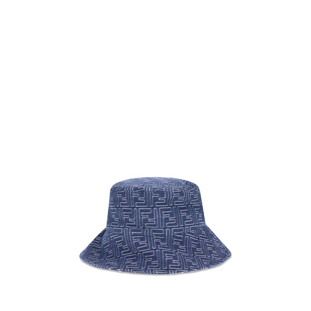 Sombrero de pescador de mezclilla Fendi