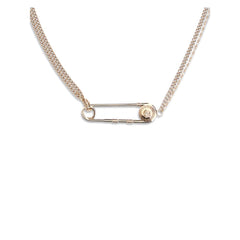 Collar con imperdible de Versace