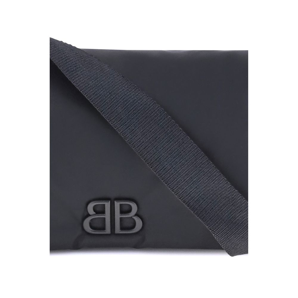Bolso de hombro Monaco de nailon de Balenciaga