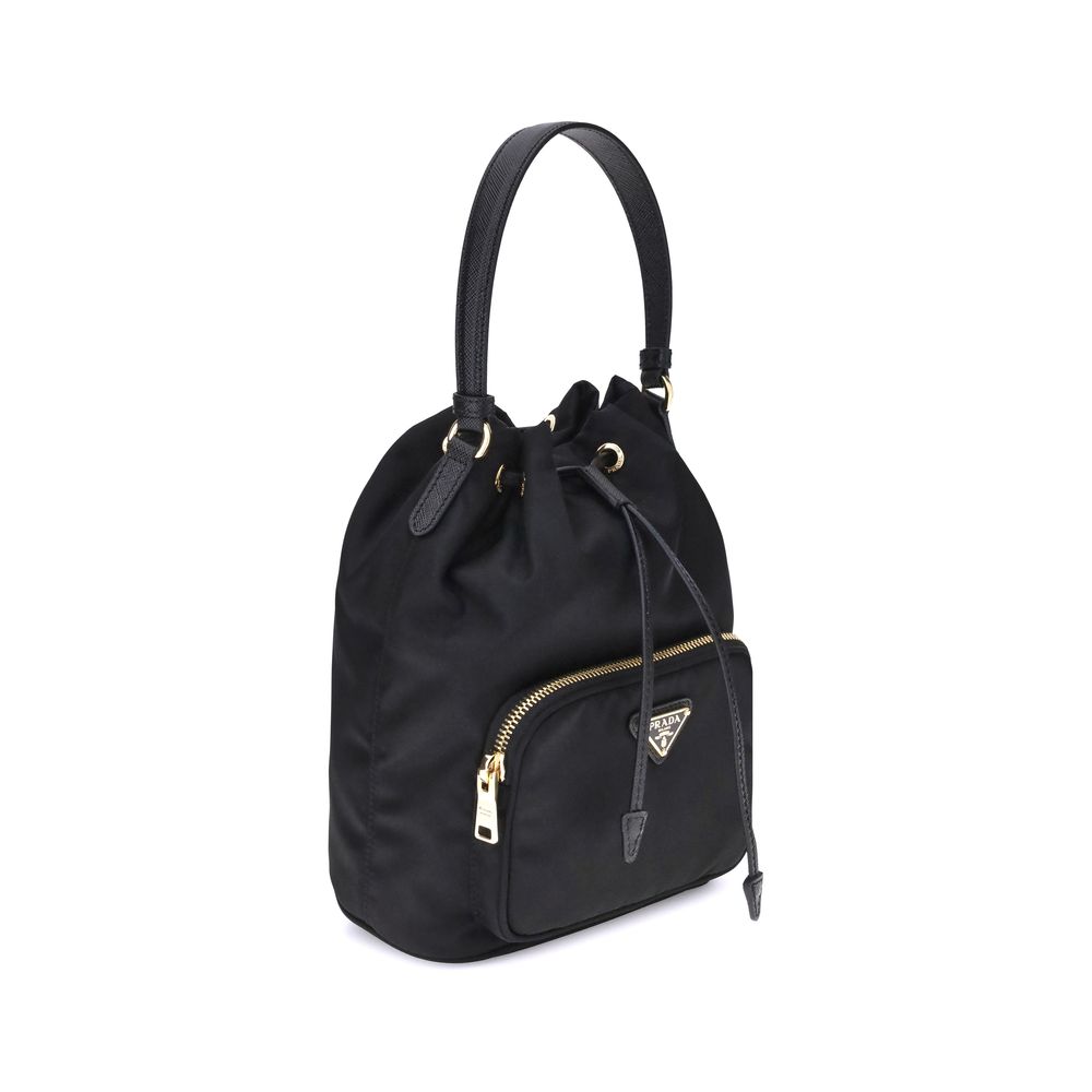 Bolso tipo cubo Prada de nailon reciclado