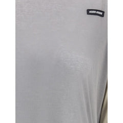 Camiseta de manga larga Miu Miu
