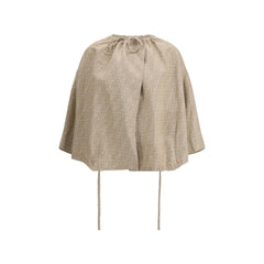 Chaqueta de chambray extragrande Fendi
