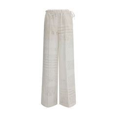 Pantalones Devo con patchwork de Fendi