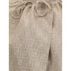 Chaqueta de chambray extragrande Fendi