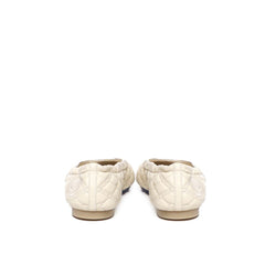 Burberry Sadler Leather Ballerina Flats