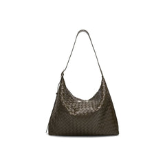 Bottega Veneta Traveller Medium Intrecciato Leather Hobo Bag