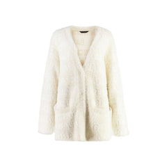 Balenciaga Wool Blend Jacquard Cardigan
