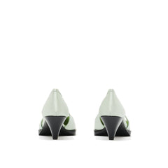 Prada Cut-Out Satin Pumps