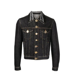 Versace Medusa Motif Denim Jacket