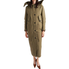 Prada Long Parka Coat