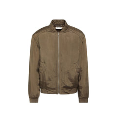 Saint Laurent Twill Teddy Bomber Jacket