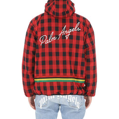 Palm Angels Checked  Windbreaker Jacket