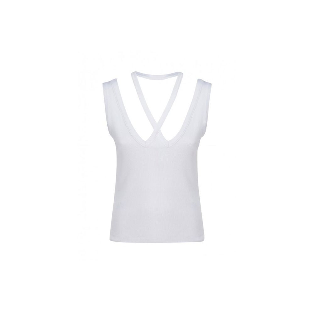 MM6 Maison Margiela Ribbed Cotton Top