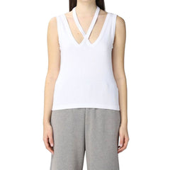 MM6 Maison Margiela Ribbed Cotton Top