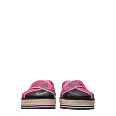 Kenzo Pink Fabric Slipper