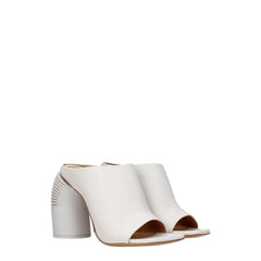 Off-White White Leather Sandal