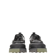 Off-White Black Leather Oxfords And Derby