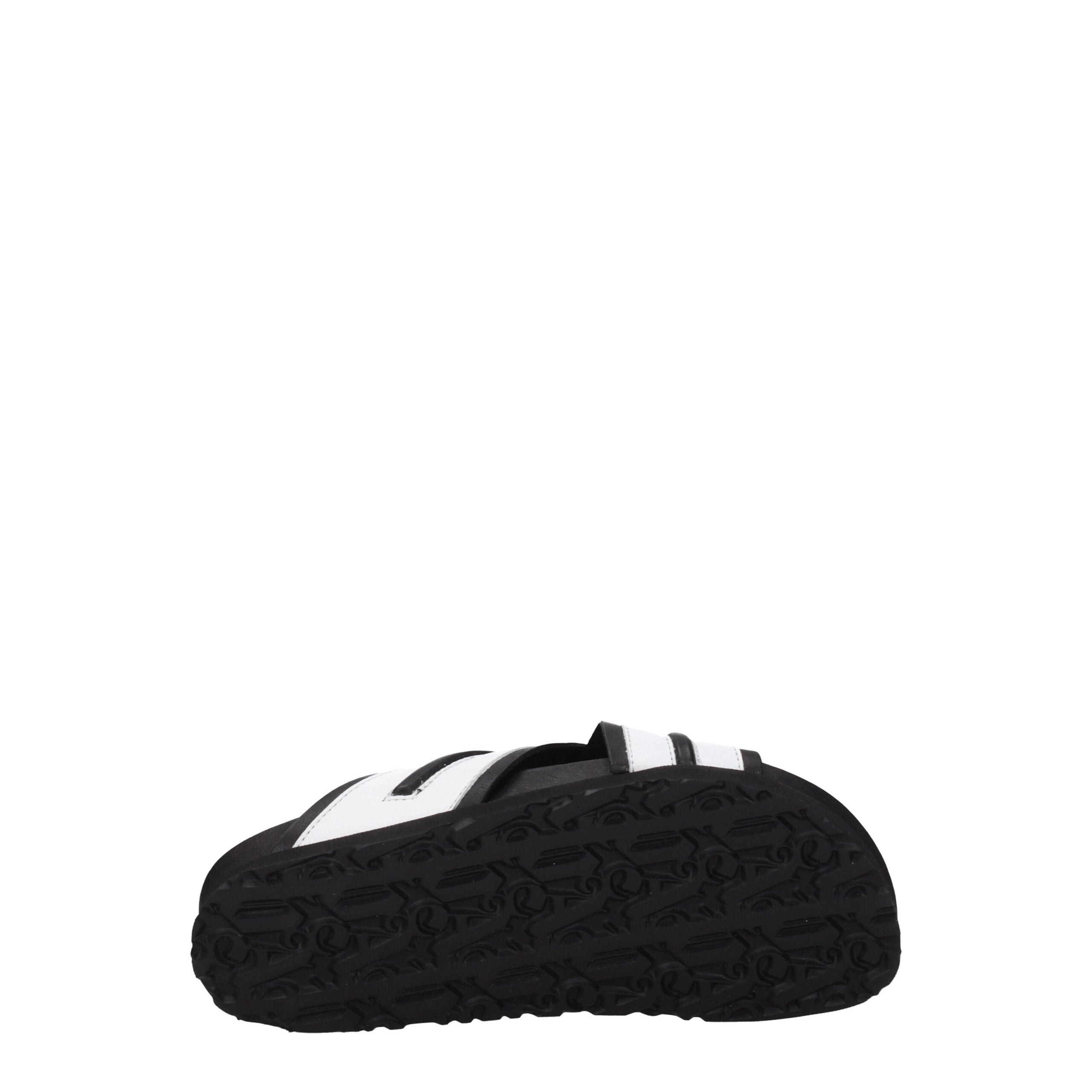 Palm Angels White Leather Slipper