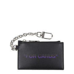 Off-White Black Leather Wallet