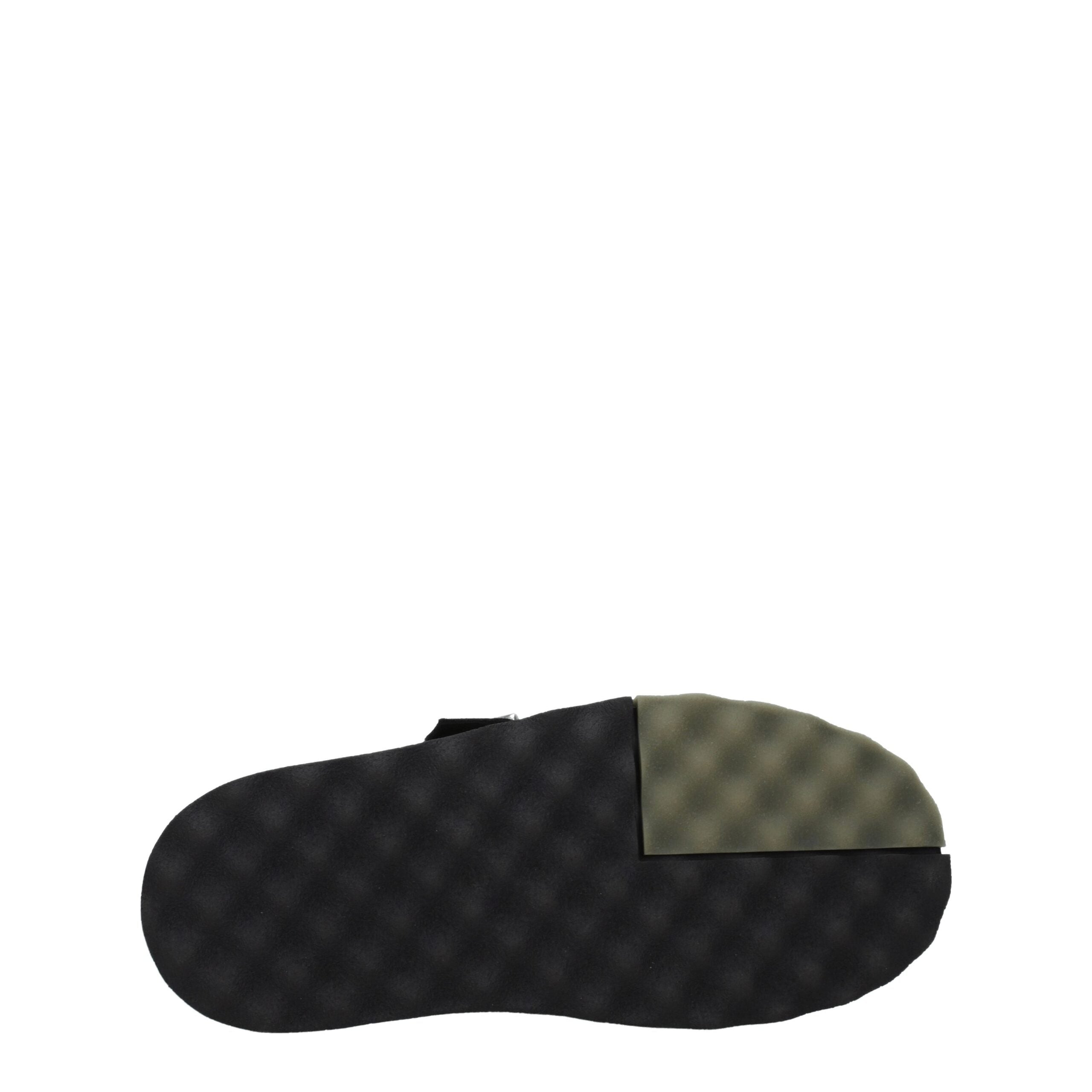 Off-White Black Leather Slipper