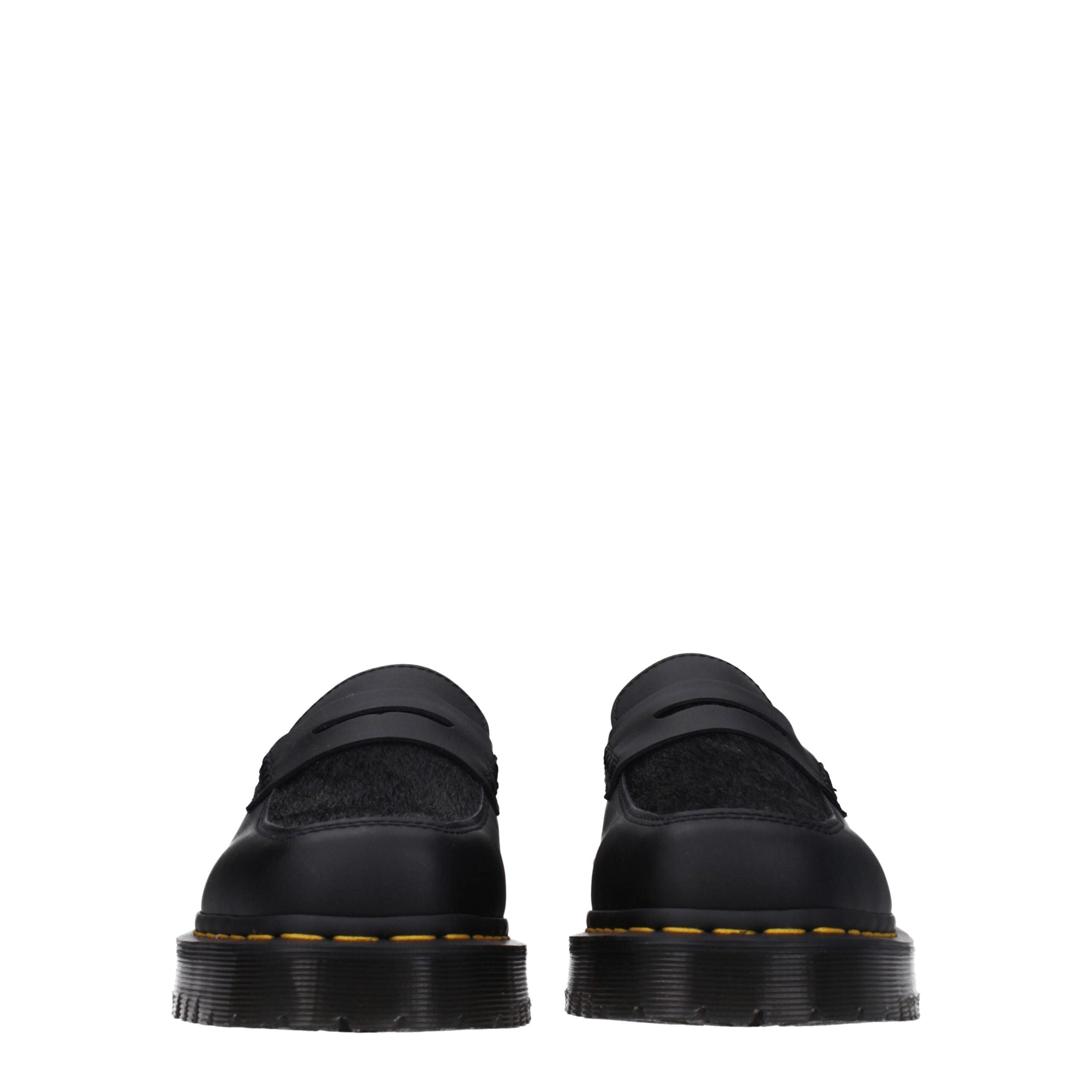 Dr. Martens Black Leather Loafer