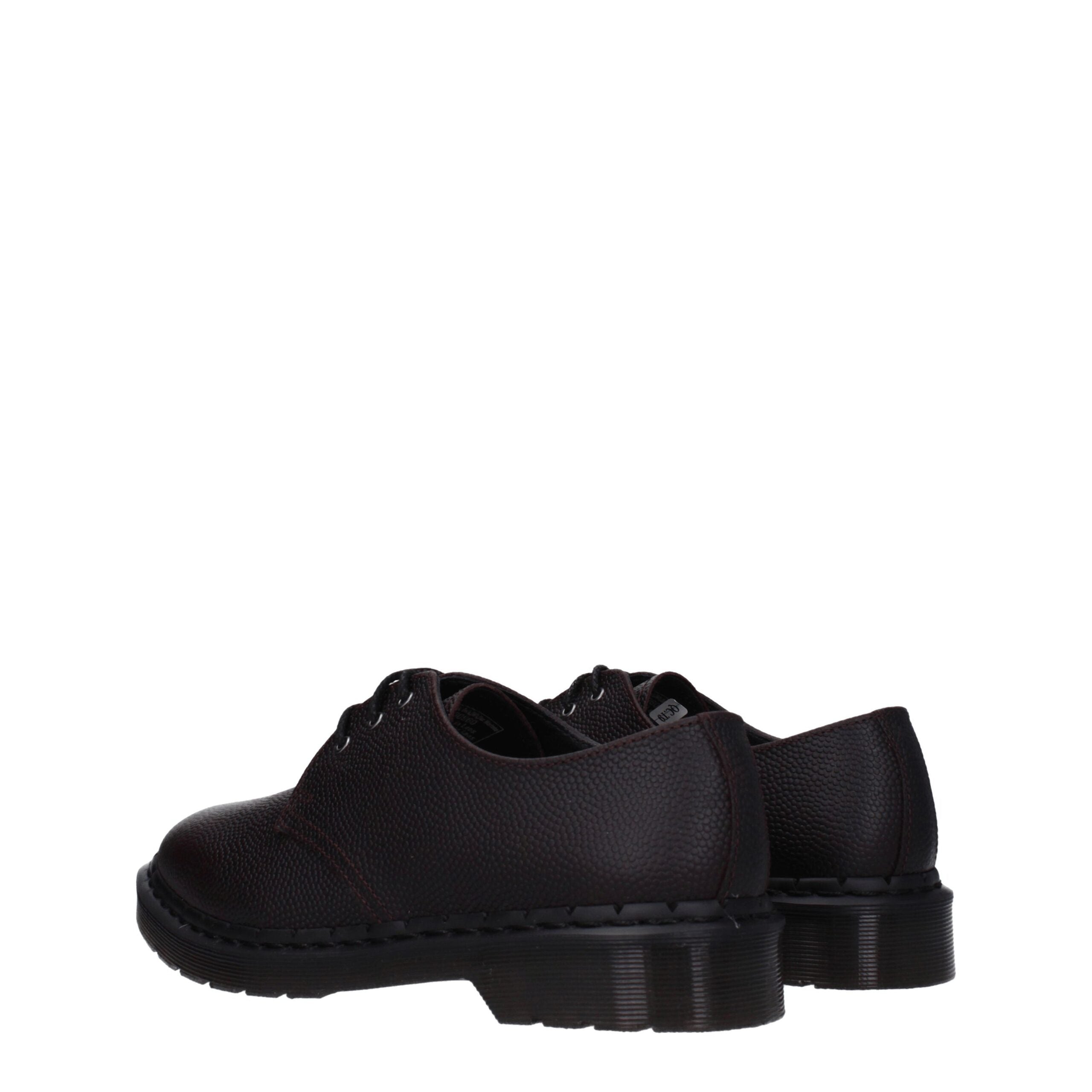 Dr. Martens Purple Leather Oxfords And Derby