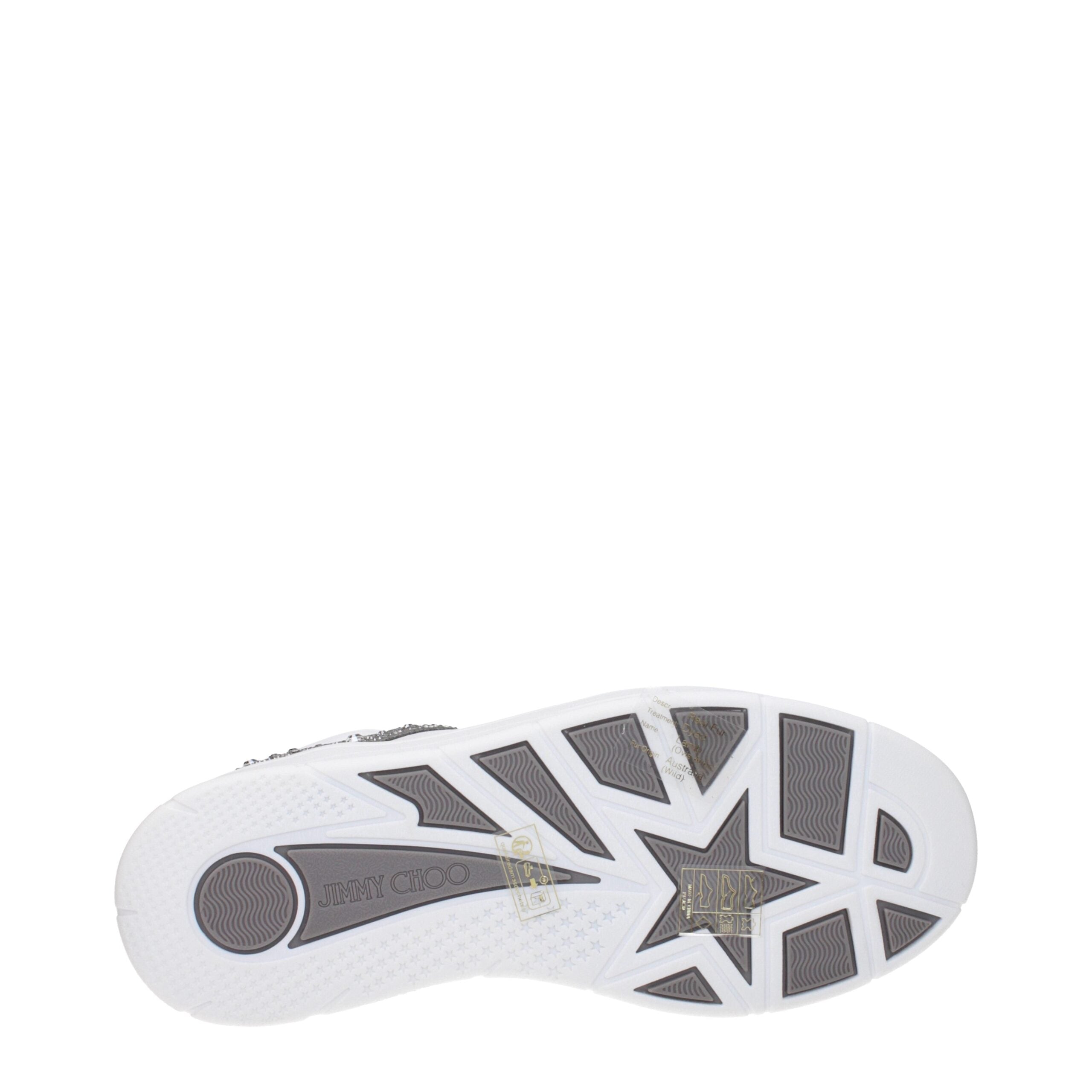 Jimmy Choo White Leather Sneakers