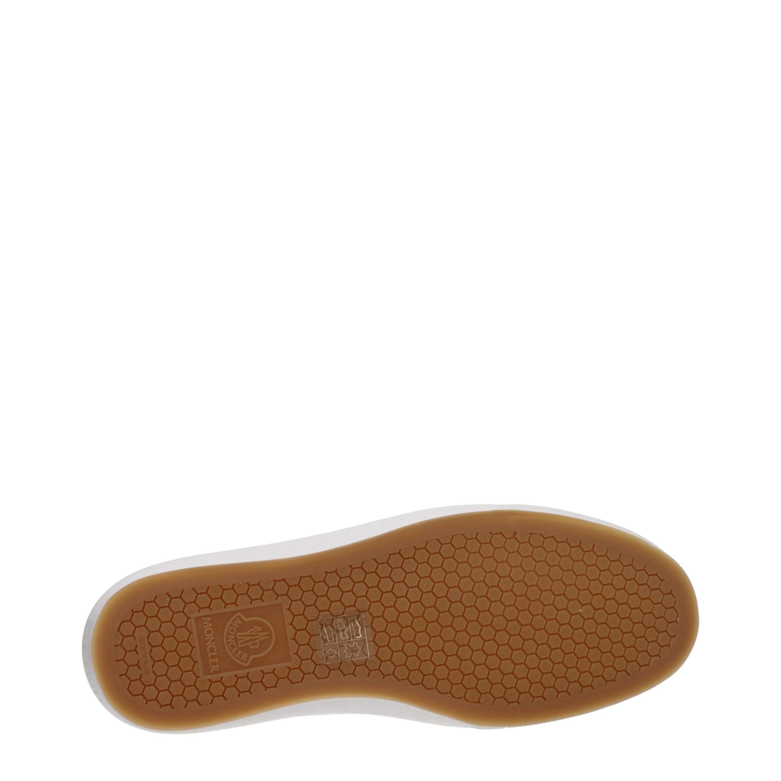 Moncler Beige Leather Sneakers