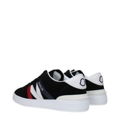 Moncler Black Leather Sneakers