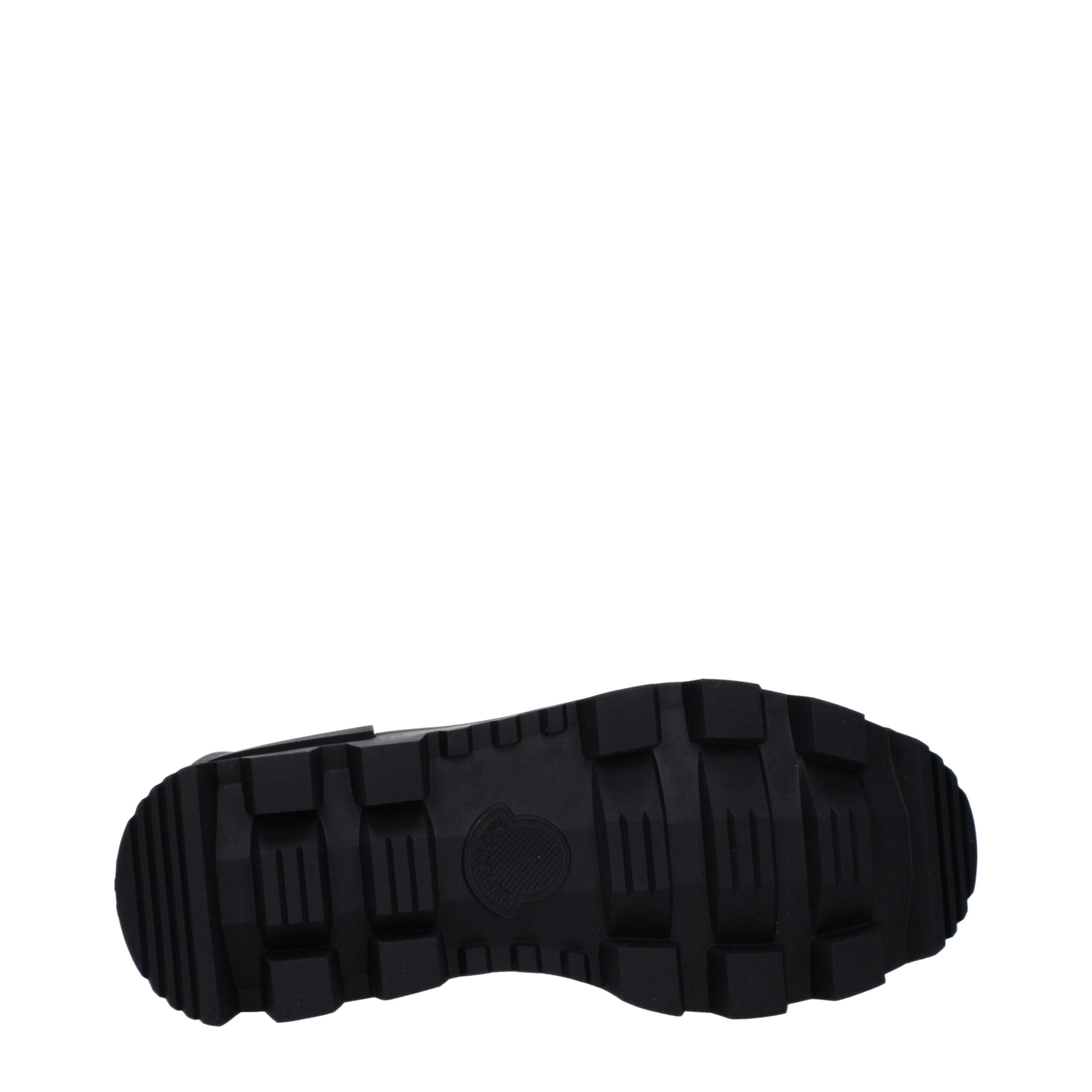 Moncler Black Leather Ankle