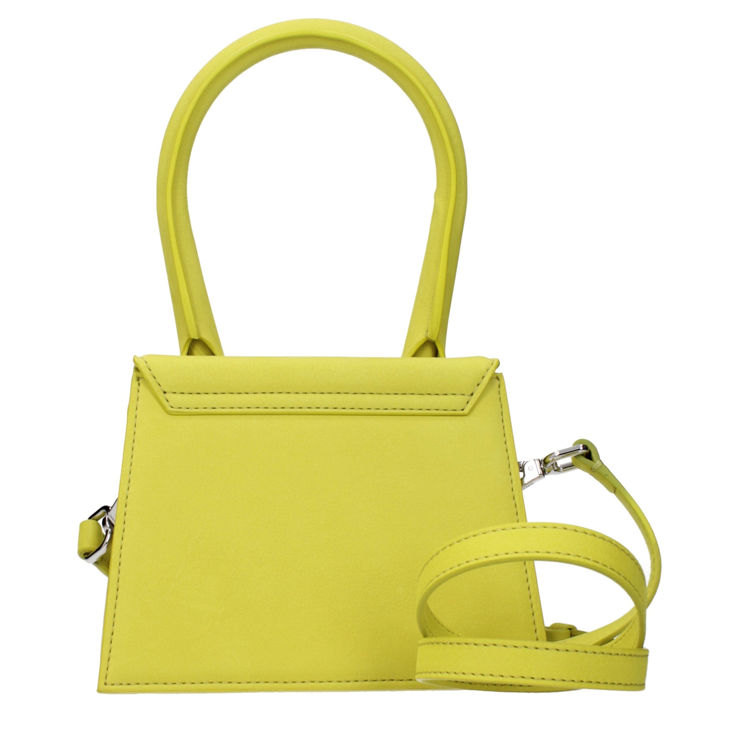 Jacquemus Yellow Leather Handbag