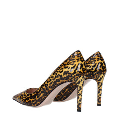 Miu Miu Brown Leather Broch