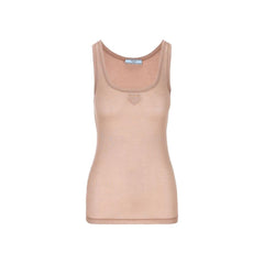 Prada Sleeveless Logo Top