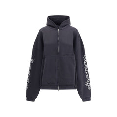Balenciaga Blackletter script motif Hoodie